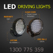 BLACK DIAMOND 9 Inch LED Driving Lights with 5D Hybid Lenses.